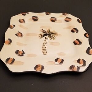 Tabletops Galery Jungle Hand Painted Plate